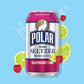 Polar Seltzer Water Raspberry Lime, 12 Fl Oz Cans, 18 Pack - Refreshing Sparkling Water, Perfect for Hydration and Enjoyment