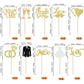 YCTHUNFISH Bride to Be Cupcake Toppers, 30 Pack Glitter Diamond Ring, Gold Decorations for Bridal Shower, Wedding, Bachelorette Party