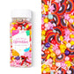 Rainbow Sprinkles For Cake Decorating, Pink Yellow Green Sprinkles Mix, Edible Sprinkles For Cupcake Toppers Ice Cream Cookie Ba