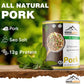 MOUNTAIN ESSENTIALS All Natural Canned Pork, Fully Cooked Emergency Food, Pack of 6, Shelf Stable for Camping and Meal Prep