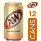 A&W Cream Soda, 12 fl oz Cans, 12 Pack, Carbonated Soft Drink