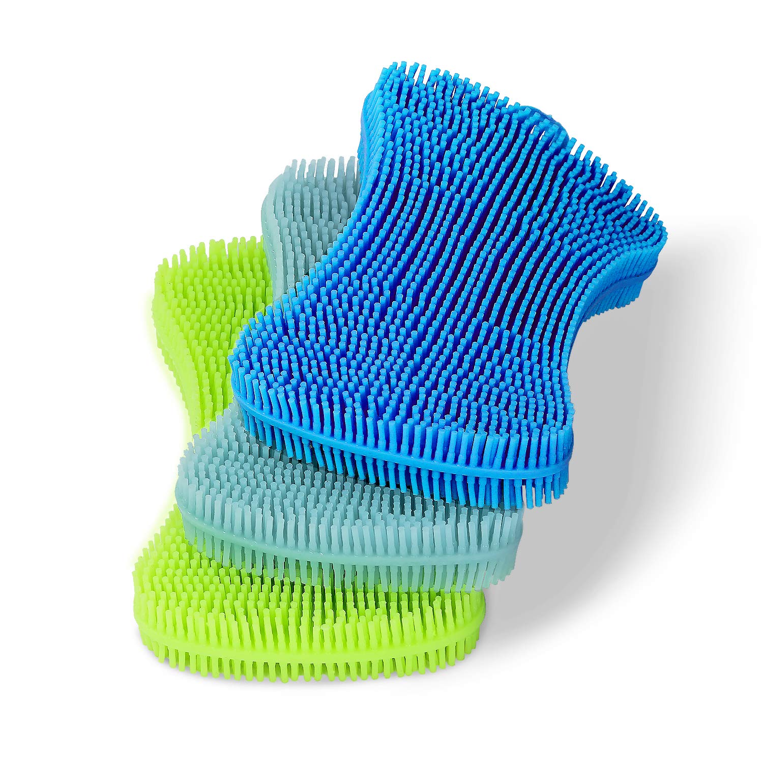 Geloo Silicone Sponge Dish Sponges, Silicone Sponge Dish Washing Kitchen Gadgets Brush Accessories, Kitchen Sponge Double Sided 
