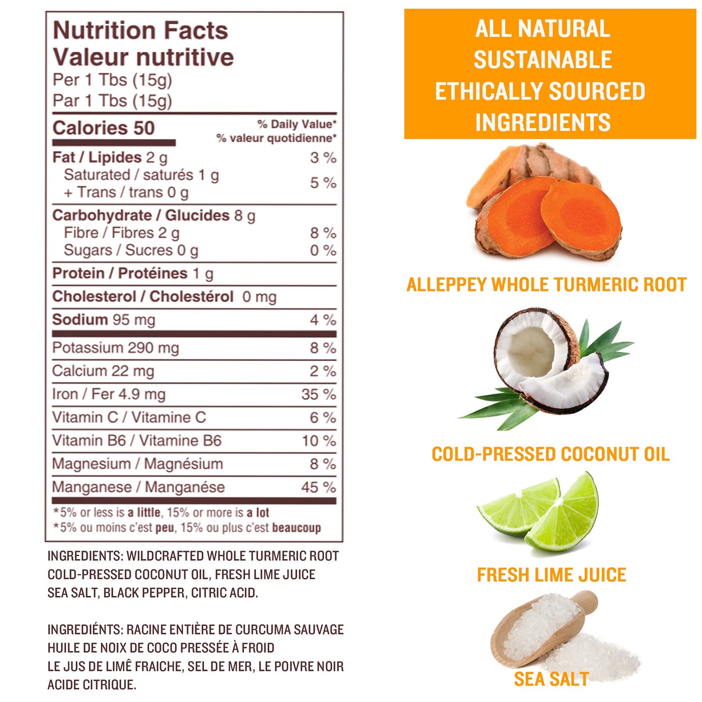 Truly Turmeric - Fresh Wildcrafted Whole Root Turmeric Paste, Non-GMO, Vegan and Keto Turmeric Spice for Cooking and Golden Milk