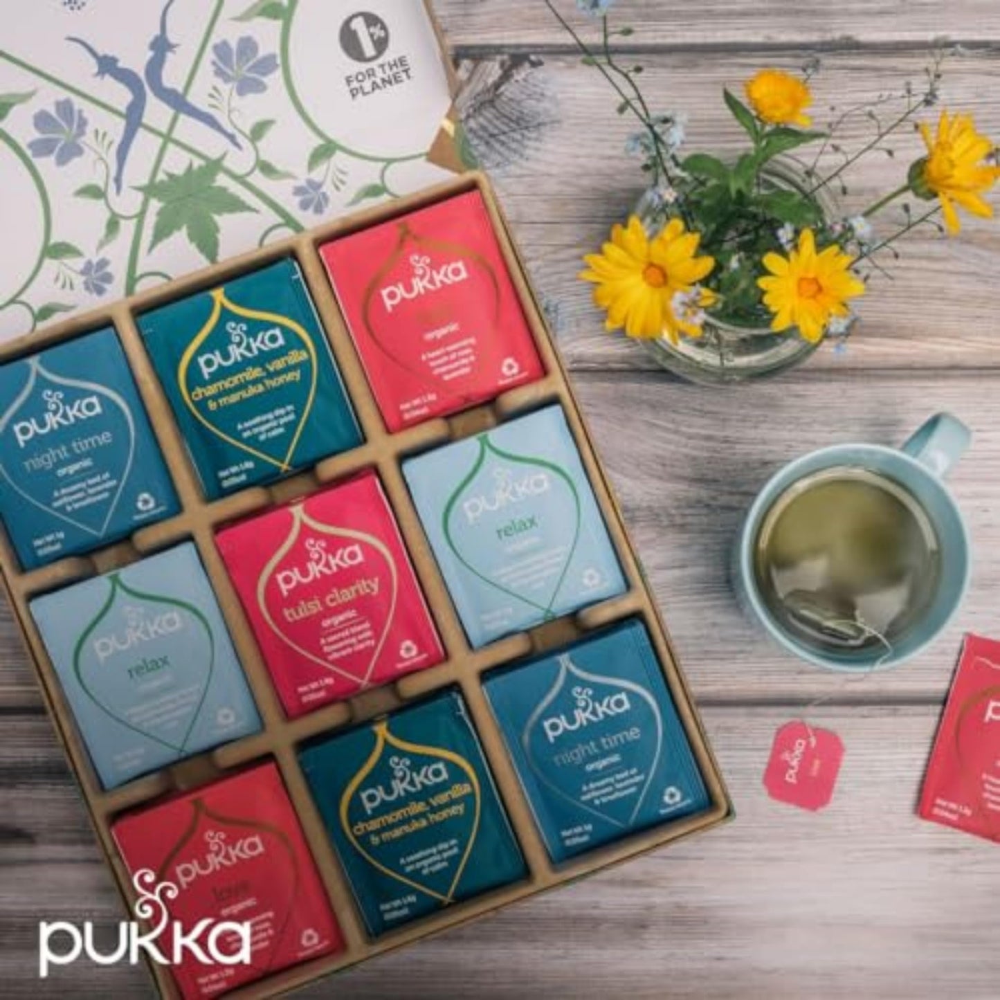 Pukka Organic Herbal Tea Bags, Relax S  Box, 45 Bags, 2 Ounce
