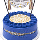 DecoPac Gold Celebration Wishes Fusion Mix Sprinkles  26oz  Shaped Candy Sprinkles in Handheld Container  Edible Decorations For Celebration Cakes  Cupcakes  Cookies and Donuts