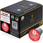 Organic Raspberry Apple Black Tea Pods For Keurig - Naturally Caffeinated Fruit Tea By Teavity (12 Tea Pods)