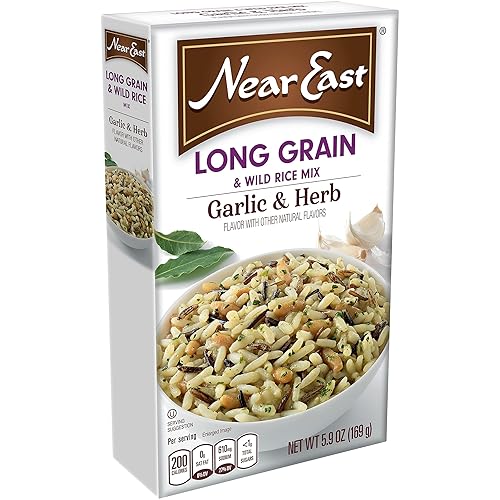 Near East Long Rain & Wild Rice Mix garlic & Herb 5.9oz Boz