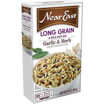 Near East Long Rain & Wild Rice Mix garlic & Herb 5.9oz Boz