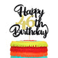 Klionjor 46Th Happy Birthday Cake Topper Happy Birthday Cake Decoration 46Th Birthday Party Decoration Gift Plugin (46)