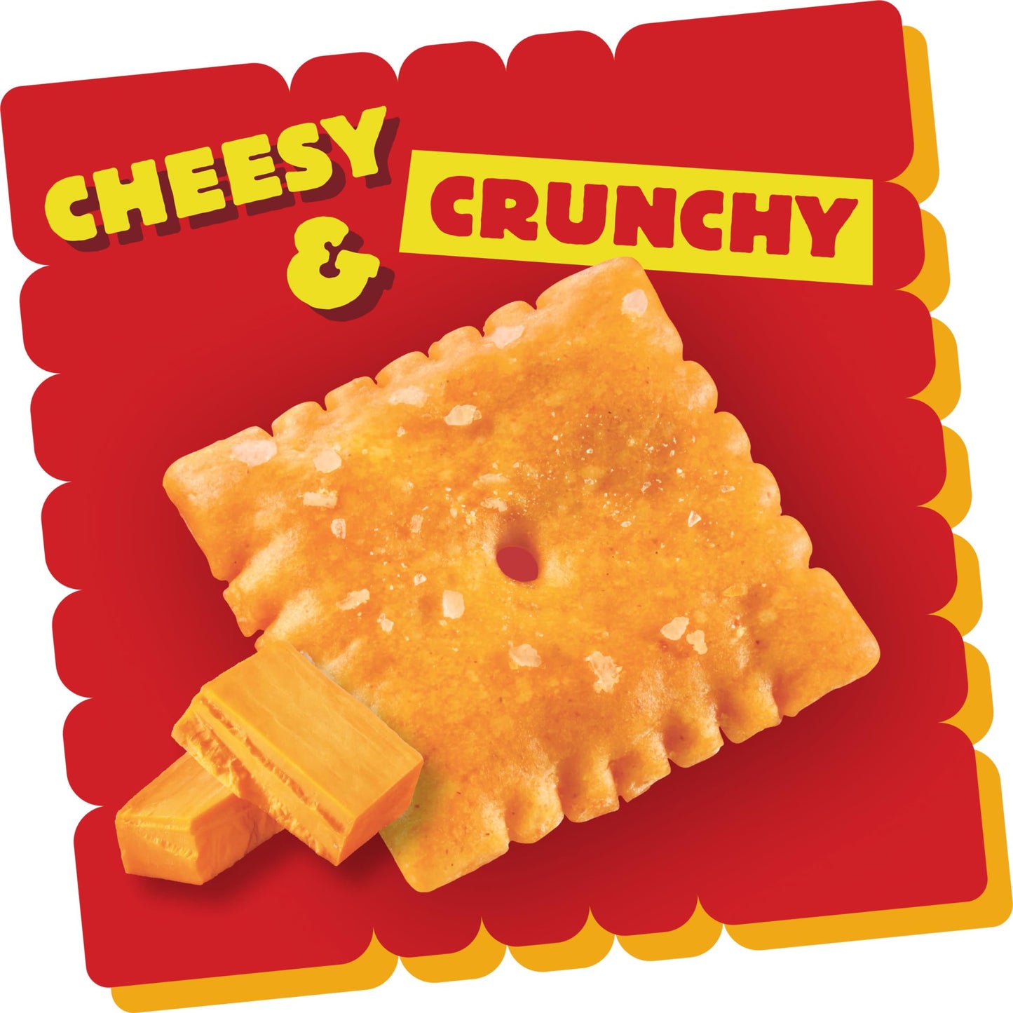 Cheez-It Cheese Crackers, Baked Snack Crackers, Office and Kids Snacks, Reduced Fat Original, 4.5lb Case (12 Boxes)