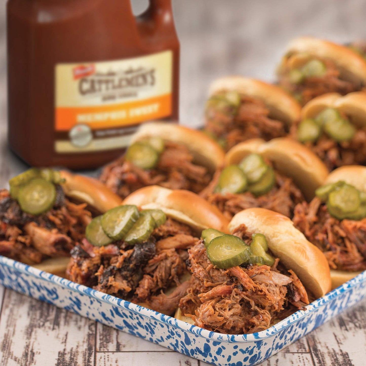 Cattlemen'S Memphis Sweet Bbq Sauce, 1 Gal - One Gallon Of Sweet Memphis Barbeque Sauce, Best On Wings, Ribs, Burgers And More