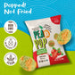 PEAKAPOP Veggie Chips – Plant-Based Popped Snack – Vegan, Gluten-Free – 1 oz Bags (15-Pack) – Tomato & Italian Herbs