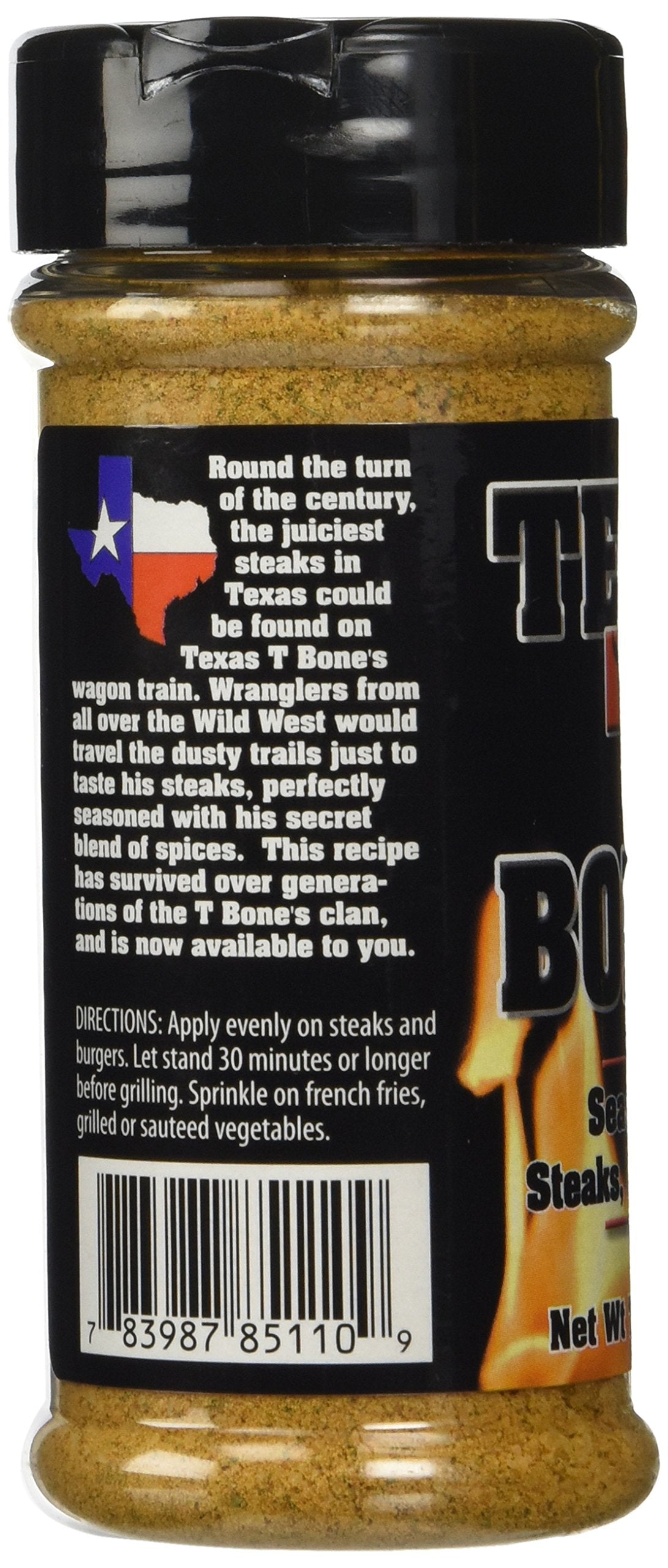 Oakridge BBQ Texas T-Bones Rub and Seasoning for Steaks, Burgers and Fries 7.5 Ounce (Pack of 2)