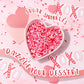 Heart Sprinkles For Cake Decorating, Valentine Sprinkles, Edible Pink And Red Sprinkles For Cookies, Ice Cream, Cupcake Topper,