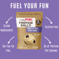 simplyFUEL Whole Food Protein Balls with Probiotics - Chocolate Chip Cookie Dough Snacks - Protein Snack - Gluten Free Energy Balls (24 Packs)