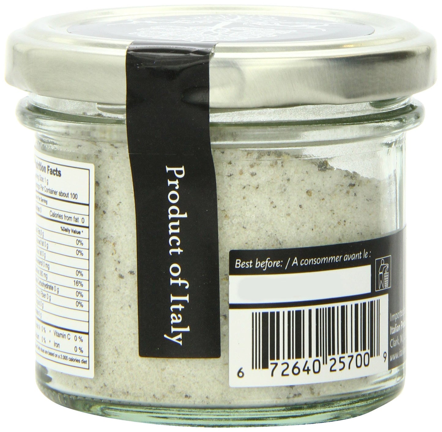 Selezione Tartufi Black Truffle Sea Salt 10% - Truffle Salt for Finishing & Cooking (3.5 Ounces)