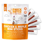 The New Primal Chicken & Maple Snack Mates, Gluten Free, Low Sugar, High Protein Jerky Sticks, 15 Count