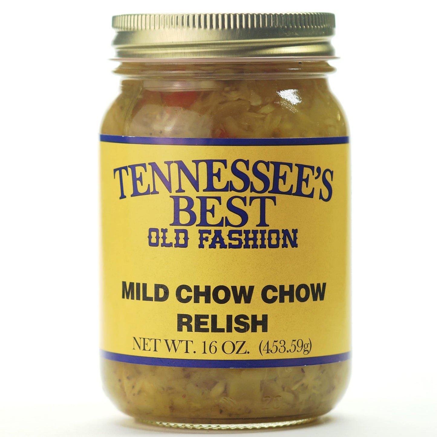 Tennessees Best Old Fashion Chow Chow Relish (1 Mild & 1 Hot) 2 Pack Southern Recipe Handcrafted In Small Batches With Simple In