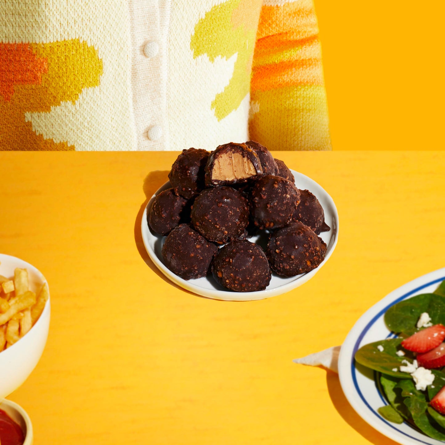 Yasso Frozen Greek Yogurt Poppables Sea Salt Caramel Poppables for a ridiculously creamy frozen snack made with the goodness of