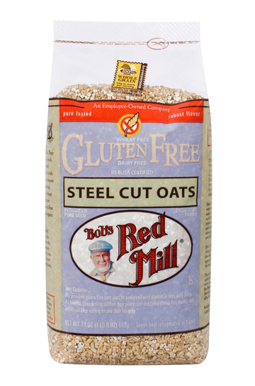 Bobs Red Mill Gluten Free Steel Cut Oats, 24 Oz (4 Pack)