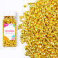 Metallic Gold Sprinkles, Sprinkles for Cake Decorating Baking Cupcake Toppers Cookie Decorations, Gold Pearls Rods Sugar for Lov