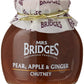 Mrs Bridges Pear, Apple & Ginger Chutney, 10.5 Ounce