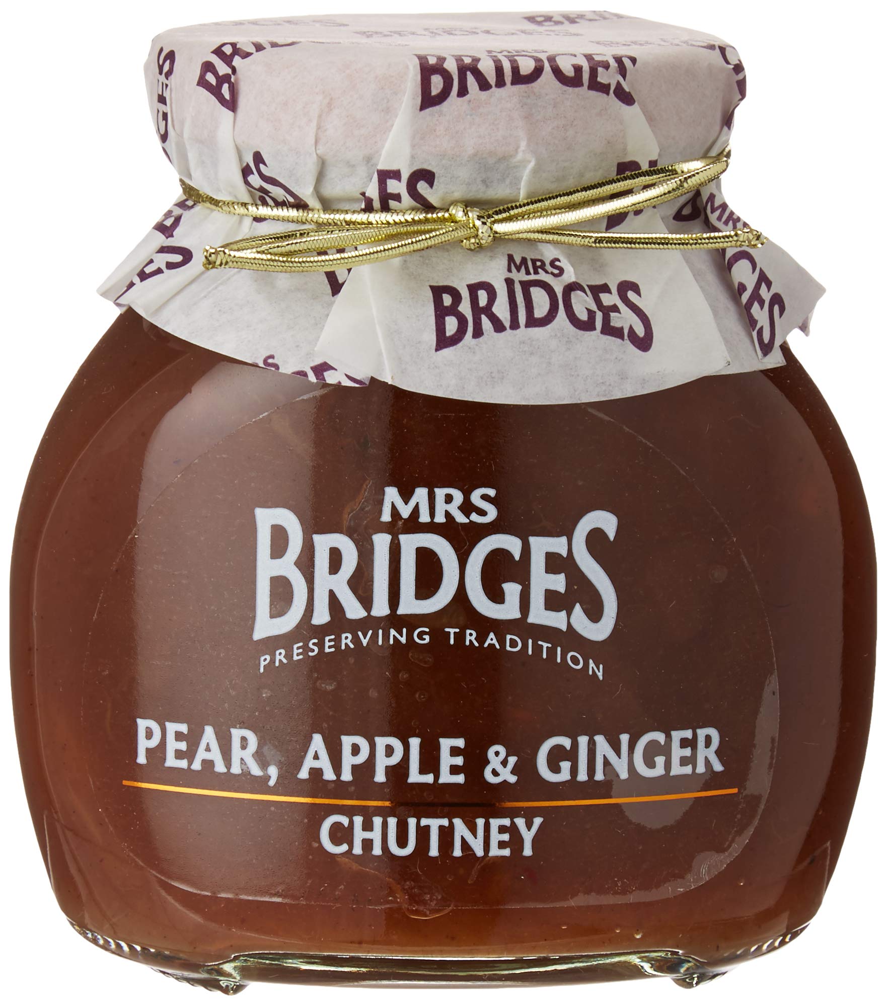 Mrs Bridges Pear, Apple & Ginger Chutney, 10.5 Ounce