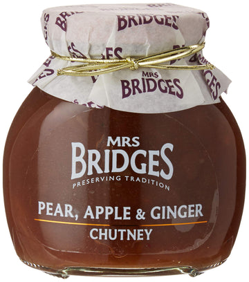 Mrs Bridges Pear, Apple & Ginger Chutney, 10.5 Ounce