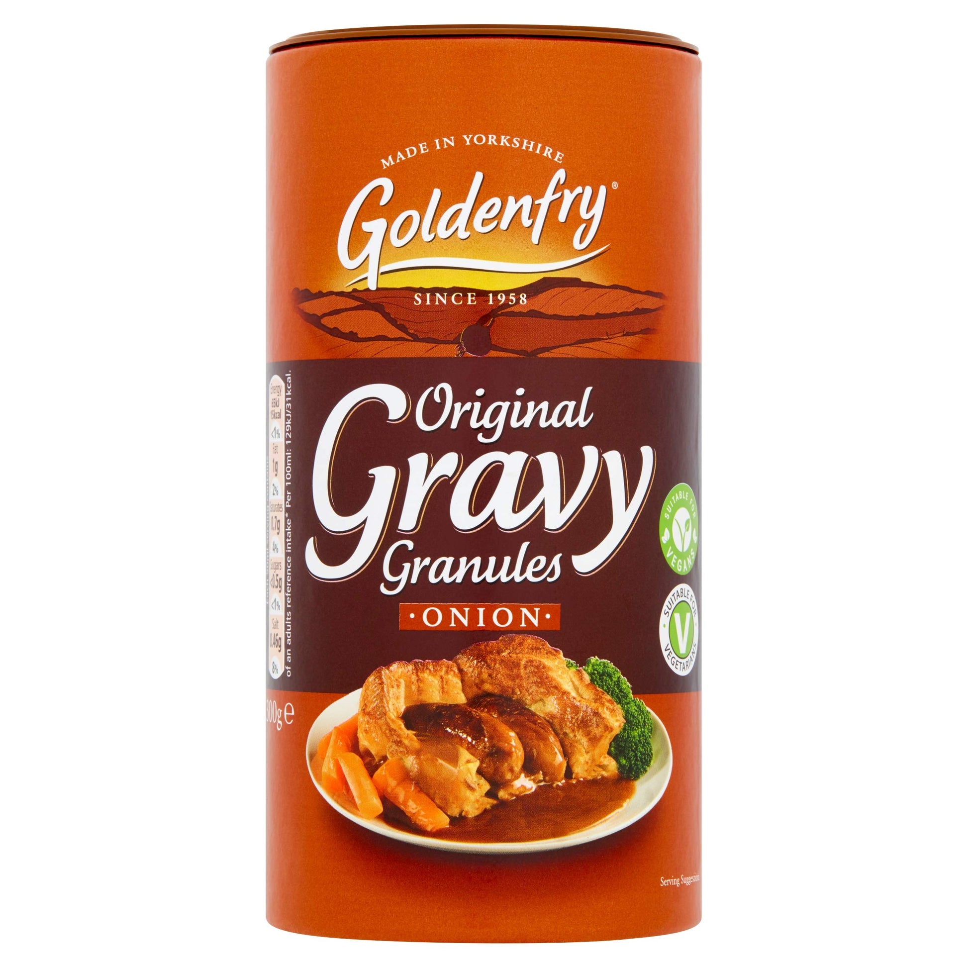 Goldenfry 452945 Onion Gravy Granules 300g, Aluminium, White