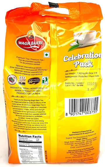 Wagh Bakri Premium International Blend Tea, 3 Pound Promo Pack