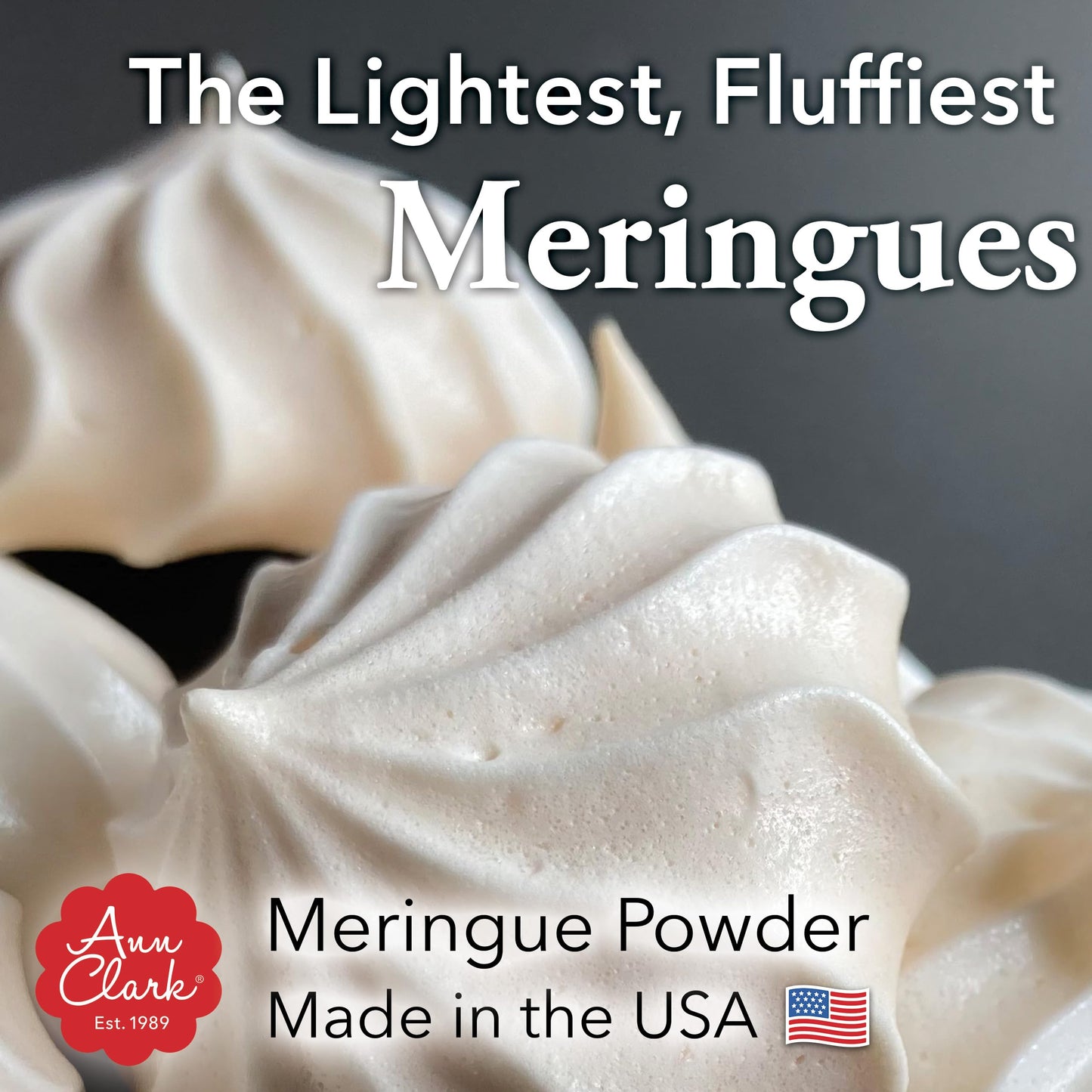 Ann Clark Cookie Cutters Meringue Powder, 8 oz, Made in USA