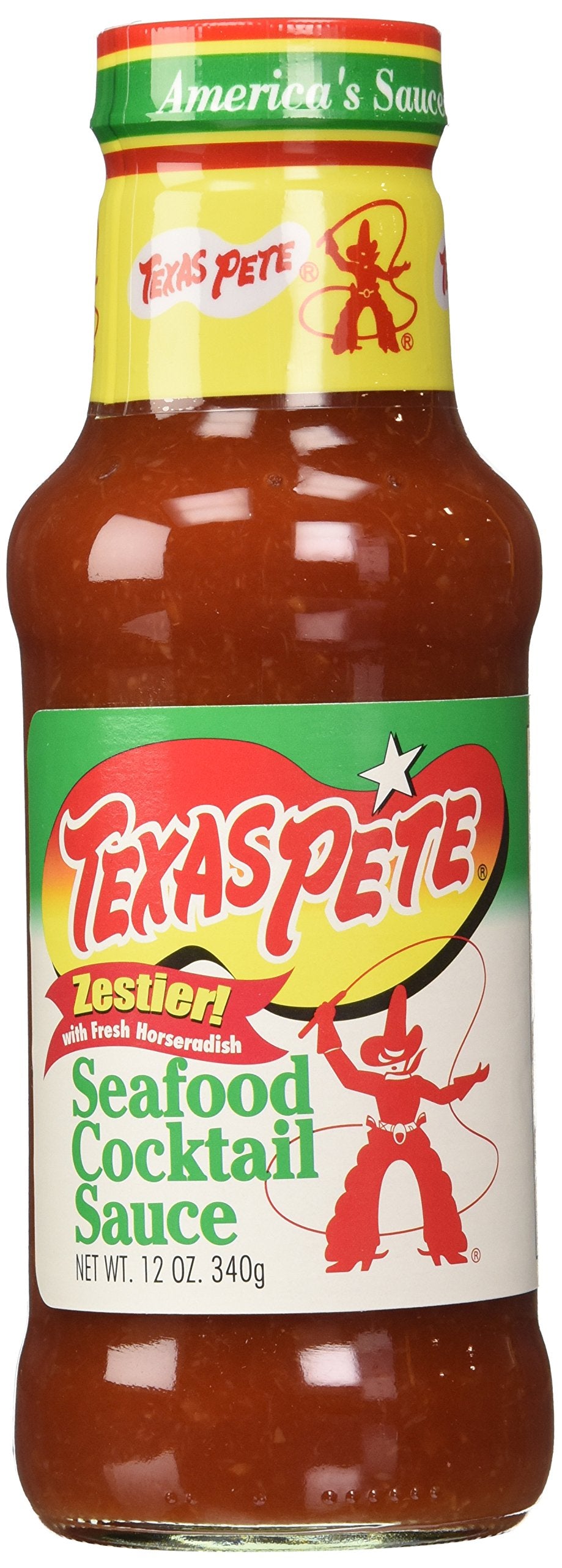 Texas Pete Seafood Cocktail Sauce - 12 Ounce, Model 14.005, Perfect for Dipping and Flavoring Seafood Dishes