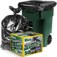 95-96 Gallon Extra-Large Trash Bags, 61X68 Black Garbage Bags, 1.2 Mil Thick (50 Count), Heavy-Duty Outdoor 95 Gallon Trash Bags