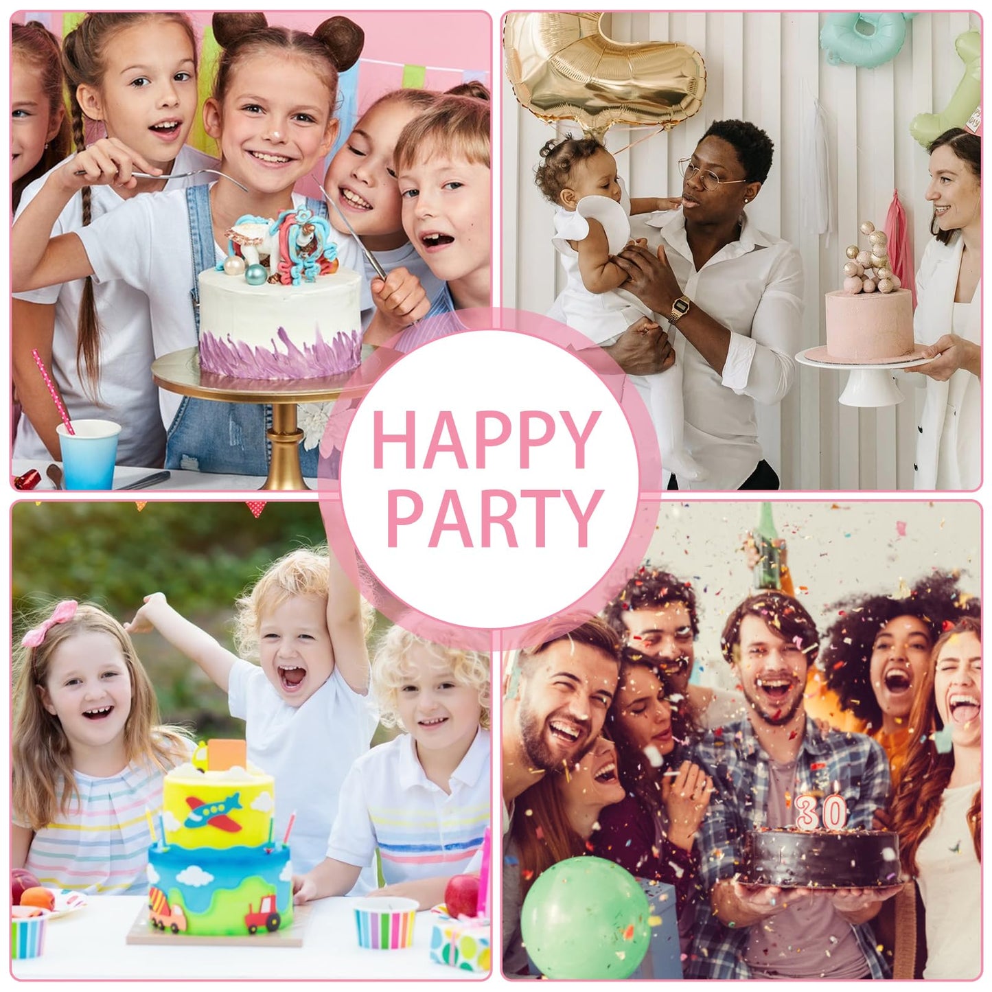 24 Pcs Colorful Bubble Decorations Ball Cake Topper Balloon Cake Topper Bubble Bubble Balls Cupcake Insert Topper Set Diy Decora