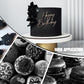 Limino Edible Glitter Spray - 22g Metallic Food Grade Glitter for Drinks, Cake Decorating, Baking - Black