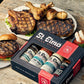 St Elmo Steak House Gift Box - 4 Piece Set with Steak Sauce, Horseradish, Cocktail Sauce, Seasoning