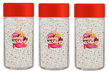 Candy Shop Premium Mini Dehydrated Marshmallows Bits (Vanilla) (Pack Of 3)