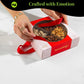 Nut Cravings Gourmet Collection - Diwali & Halloween Treats Mixed Nuts Gift Basket In Red Gold Box (4 Assortments) Arrangement P