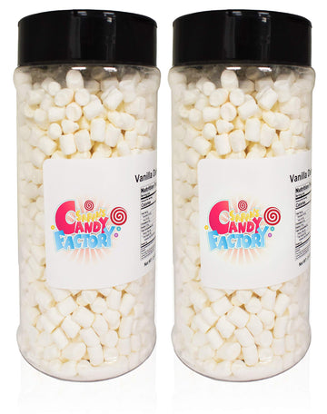 Sarah'S Candy Factory Variety Dehydrated Marshmallow Bits, Vanilla Marshmallows In Jar, Assorted Marshmallows In Jar Vanilla-Van