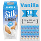 Silk Shelf-Stable Almond Milk Singles, Vanilla, Dairy-Free, Vegan, Non-GMO Project Verified, 8 Oz, (Pack of 18)