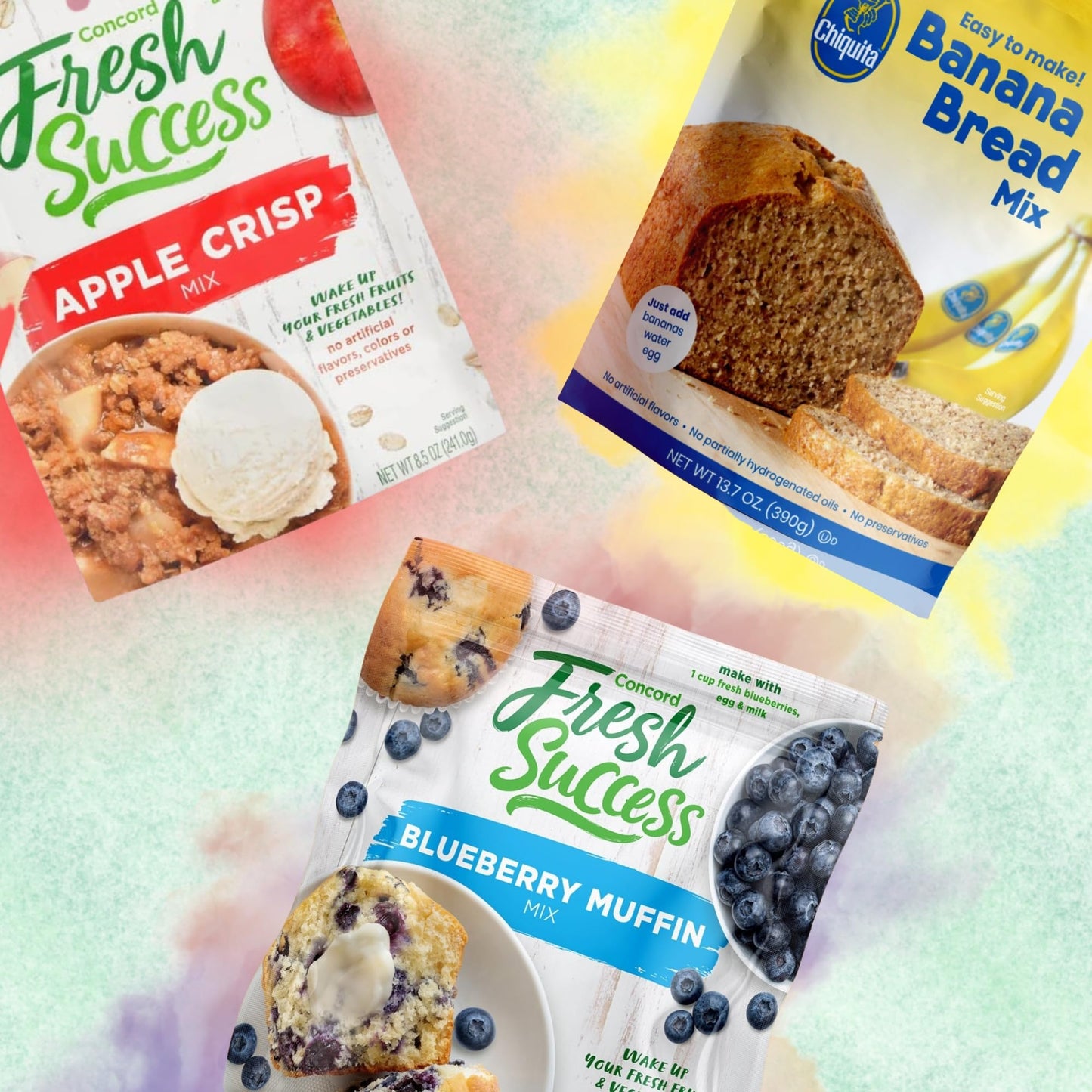 Concord Foods Apple Crisp Mix - Easy Dessert with Cinnamon Cspirit-inspired flavorb Topping, 8.5 oz Pack of 2