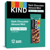 Kind Nut Bars, Dark Chocolate Mint, Healthy Snacks, Gluten Free, Low Sugar, 5G Protein, 12 Count