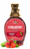 Green Jay Gourmet No Sugar Added Strawberry Syrup - All-Natural, Non-GMO - 12 Ounce