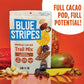 Blue Stripes - Trail Mix, 70% Chocolate Chips, Almonds, Macadamia Nuts, Mango, Healthy Snacks for Adults, Whole 70% Cacao, With