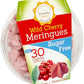 Krunchy Melts Sugar Free Meringue Cookies - Wild Cherry Flavor - 2 Oz - Gluten Free, Nut Free, 30 Calories Per Serving - Red