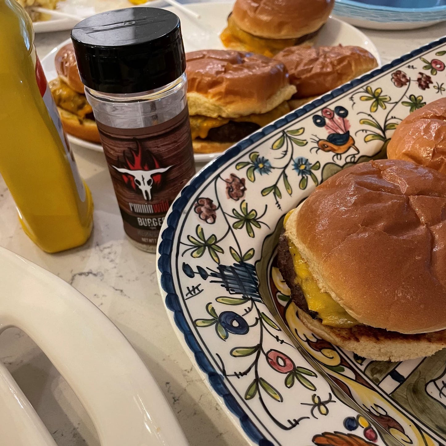 Runnin Wild Gourmet Hamburger Seasoning - 7.2 Ounce (Pack of 1)