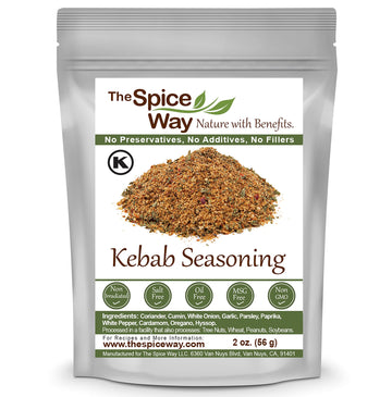 The Spice Way Kebab Seasonings - Meat And Poultry Spice Blend No Additives, No Preservatives, No Fillers, Beef Kababs, Chicken K