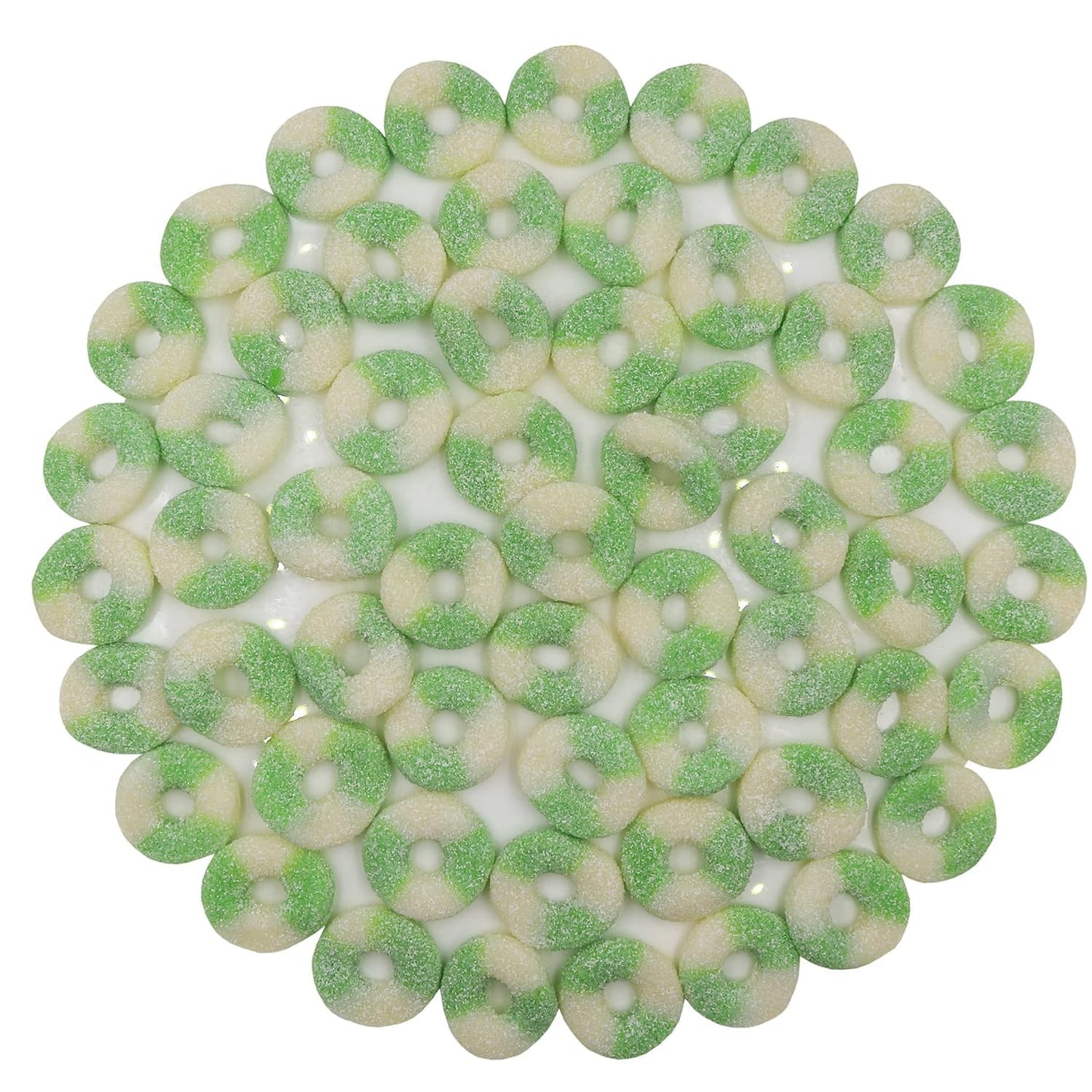 Firstchoicecandy Gummy Rings (Sour Mini Watermelon, 4.5 Pound (Pack Of 1))