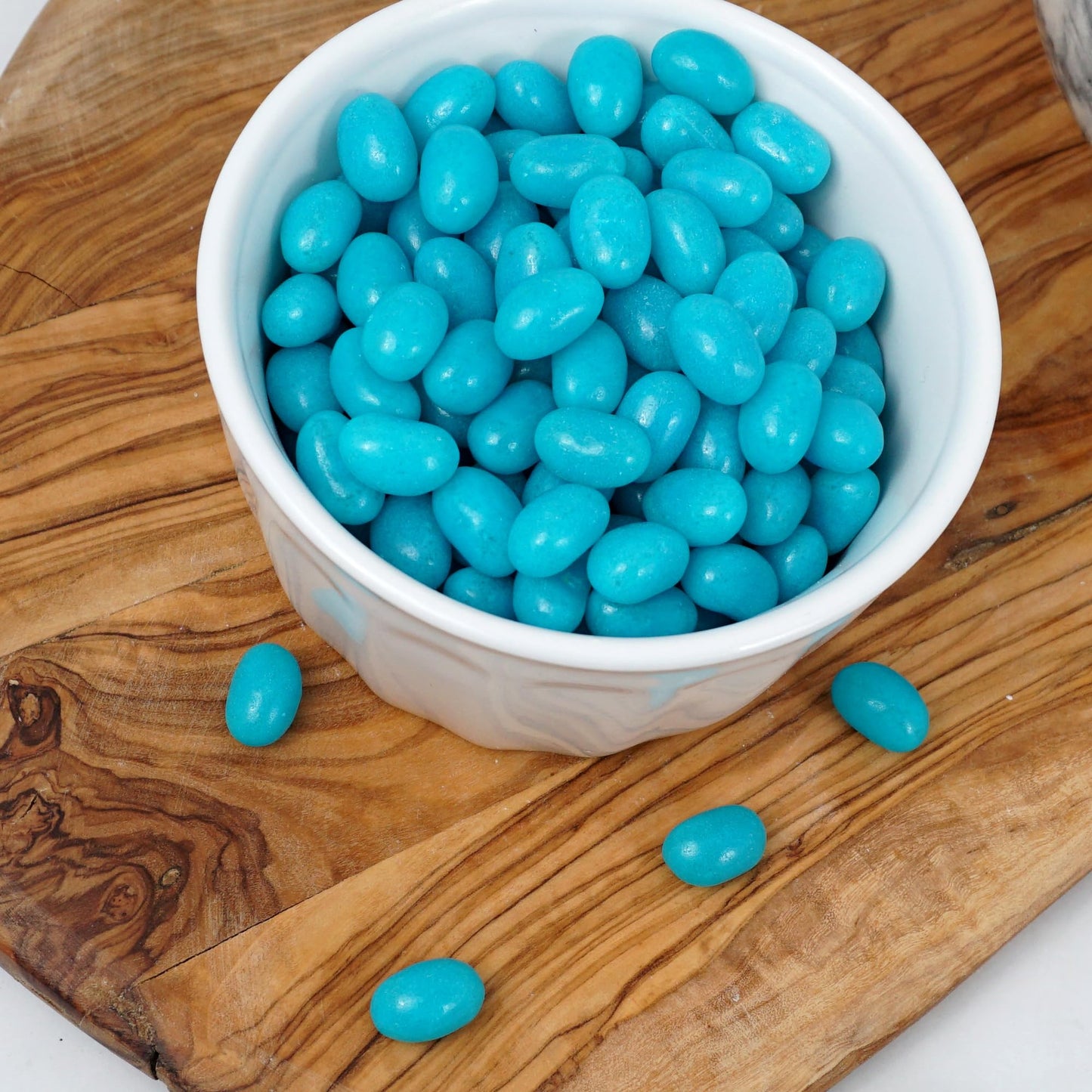 Blue Jelly Beans, 2 Pound Bulk Bag, Blueberry Flavor, Blue Candy, The Hampton Popcorn & Candy Company