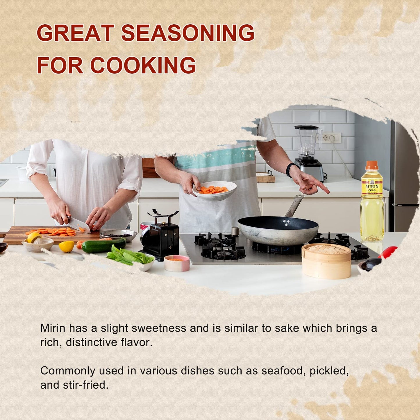 52USA Mirin Cooking Wine 16.9 FL OZ X2  Red Rice Cooking Wine & Seasoning Homemade Sauces  Marinades  Glazes  Salad Dressings  Sushi Rice  Ramen Noodles
